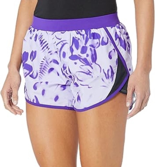 Under Armour womens Fly by 2.0 Printed Running Shorts - Picture 1 of 9